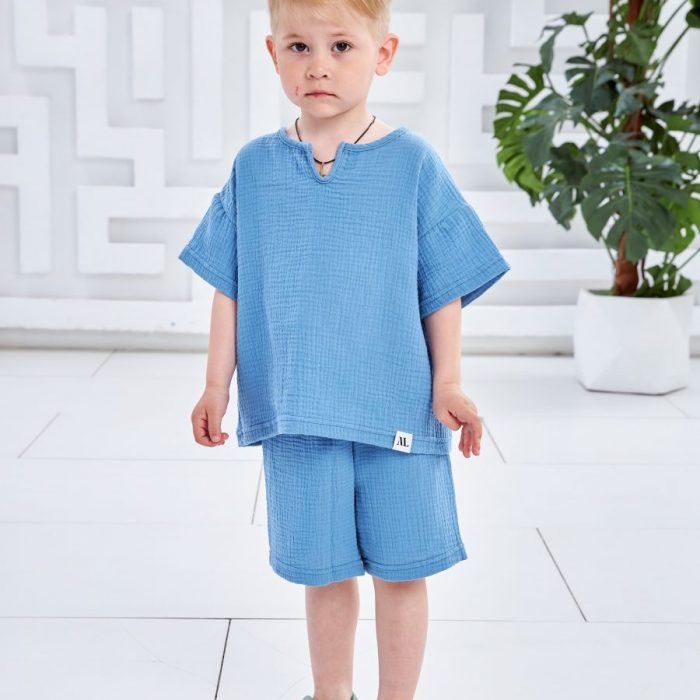 Костюм детский из муслина Мариэла (5шт*550руб)