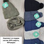 Комплект (шапка и снуд) Мариэла "Егорка" (5 шт * 600 р) (Копировать)